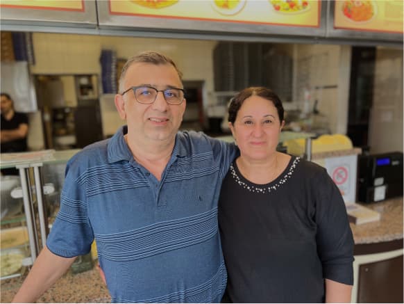 Metin Ateş und sein Team im Memo Grill